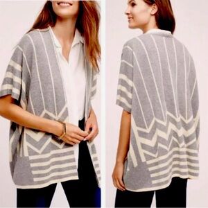 Anthropologie La Fee Verte Hudson Kimono Cardigan Poncho